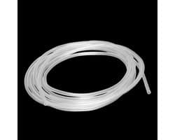 Dailygoods- Plastic Tube 2mm ID x 4mm OD - Flexibele PVC Slang - Voedselveilige PVC Buis - 4 Meter Lengte - Transparant - Schokbestendig