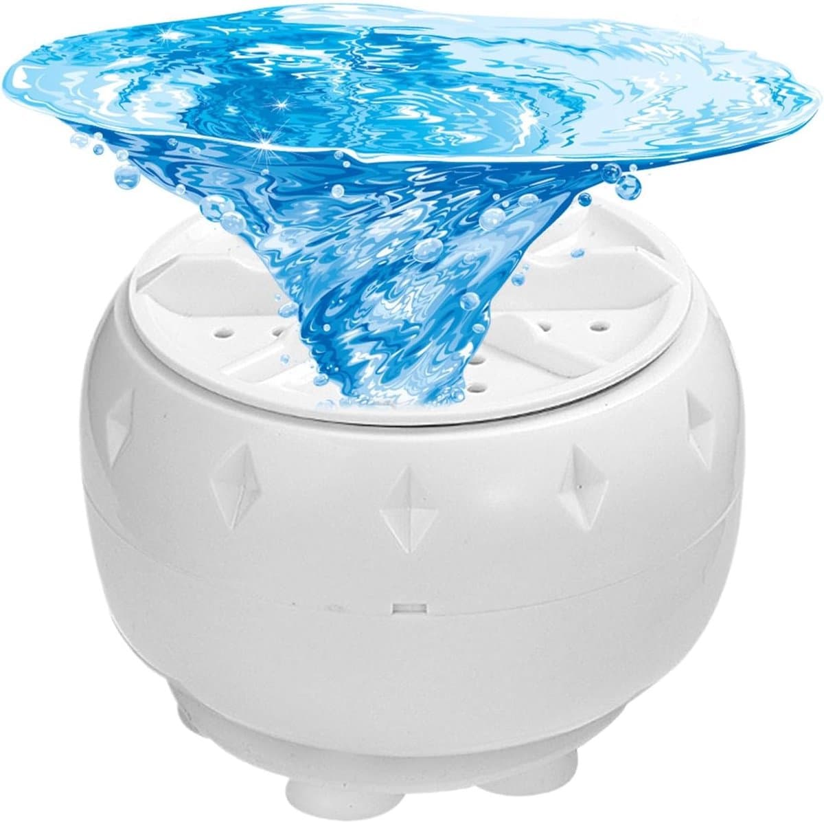 carmdering - Draagbare Ultrasone Wasmachine - Compacte Ultrasone Wasautomaat - Reiswasmachine - Automatische Turbine Technologie - USB Oplaadbaar - Duurzaam Plastic - Geluidsarm Ontwerp - Ideaal Voor Onderweg - 1 Stuk — afbeelding 1