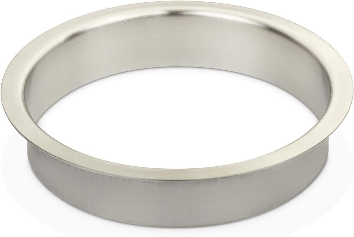 Ø 210 x H 41,5 mm Roestvrij staal geborsteld | Ø 210 mm, hoogte 41,5 mm voor montage in wastafel of werkblad, afvalwerpring — afbeelding 1