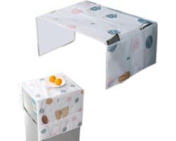 Koelkasthoes, wasmachinehoes, vriezerhoes, waterdicht en stofdicht met opbergtas (130*52CM, planeetpatroon)