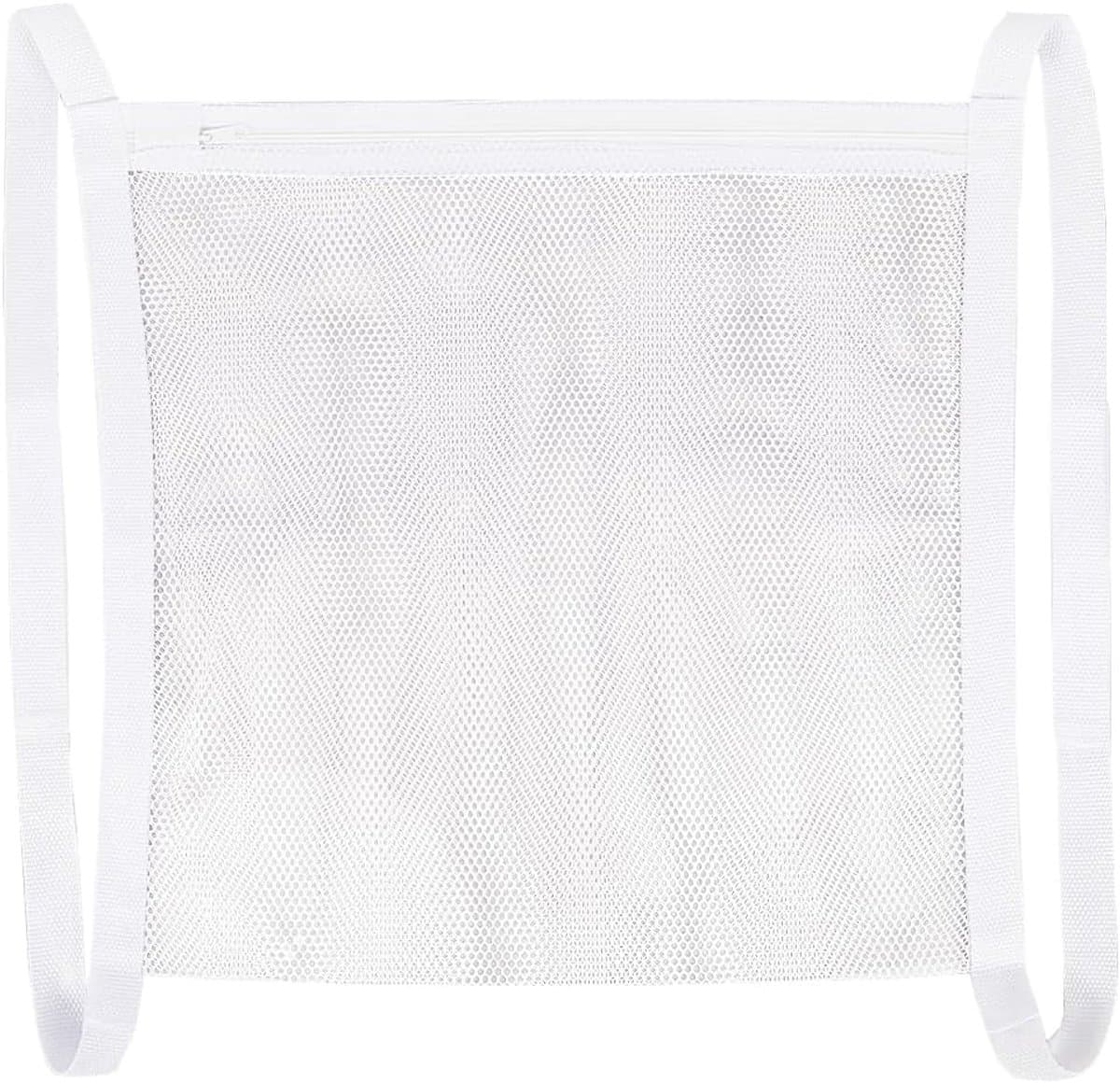 Shoe Dryer Bag - Laundry Dryer Bags - Witte Polyester Herbruikbare Honeycomb Sneaker Wasnet - Mesh Zak met Ritssluiting voor Meeste Drogers en Wasmachines - Schoenen Kleding 40X30CM — afbeelding 1