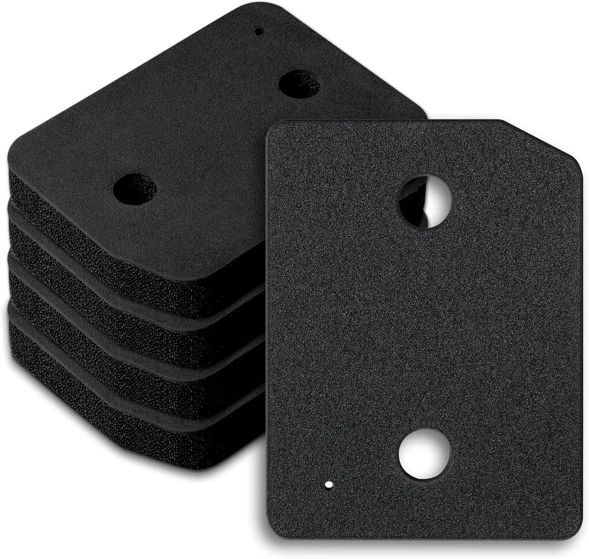5 stuks - Droogfilters Geschikt voor Miele T1 - Droger basisfilter - Droger warmtepompdroger filter - Sokkelfilter - Warmtewisselaar sponsfilter - Pluisfilter voor condensdroger - Zwart — afbeelding 1