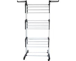 4-Tier Deluxe Droogrek - Opvouwbaar en Zwaar Belastbaar Kledingrek voor Kledingdroging
