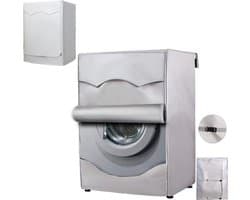 1 Stuk - Wasmachine Hoes - Wasmachine Beschermer - Waterdicht, Zonwerend en Stofdicht - Past op de meeste machines met voorlader - 60 x 60 x 85 CM - Zilver — afbeelding 1
