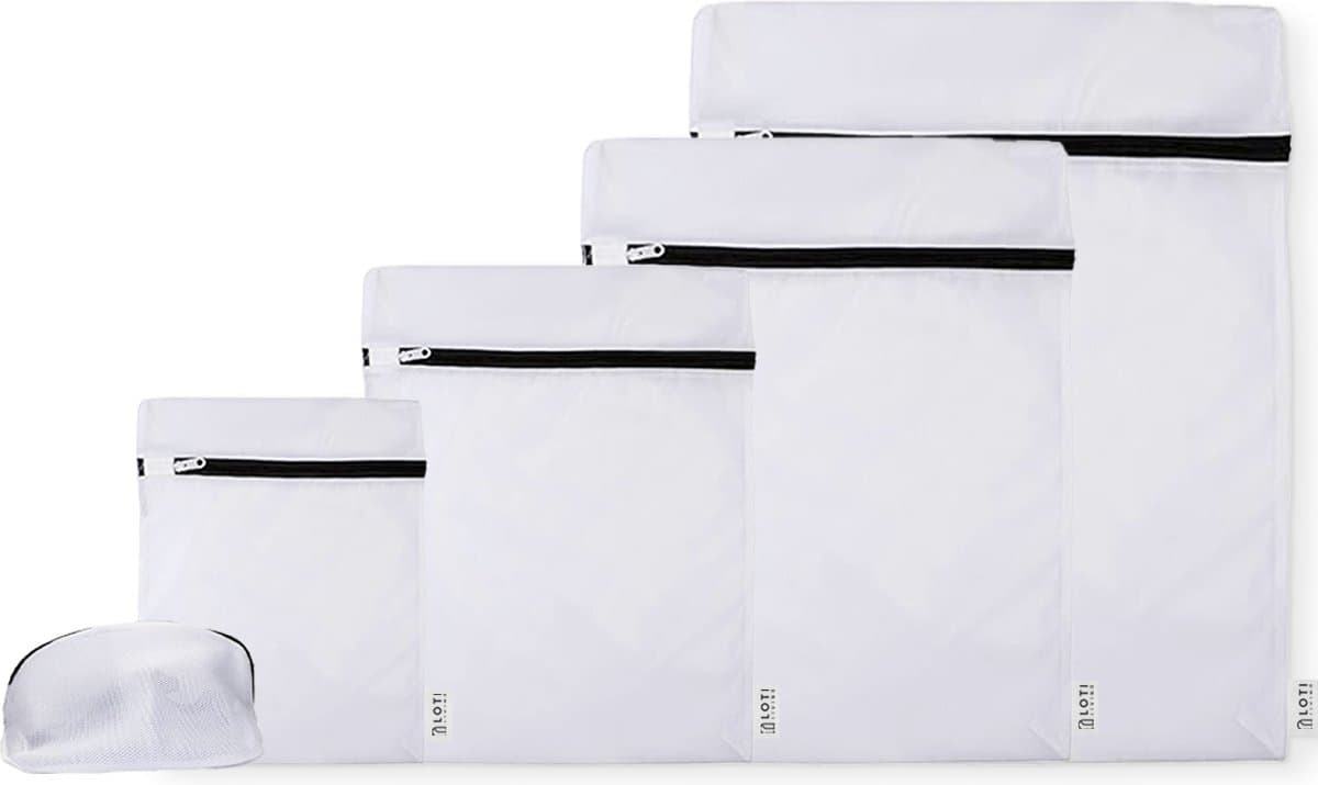 Loti Living Waszakken 5 stuks - Waszakken voor wasgoed - Waszak groot - 16x16 - 25x30 - 30x40 - 40x50 - 50x60 — afbeelding 1