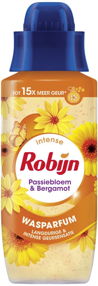 Robijn Intense Wasparfum - Passiebloem & Bergamot - geeft je kleding een langdurige, intense geur - 342 ml — afbeelding 1
