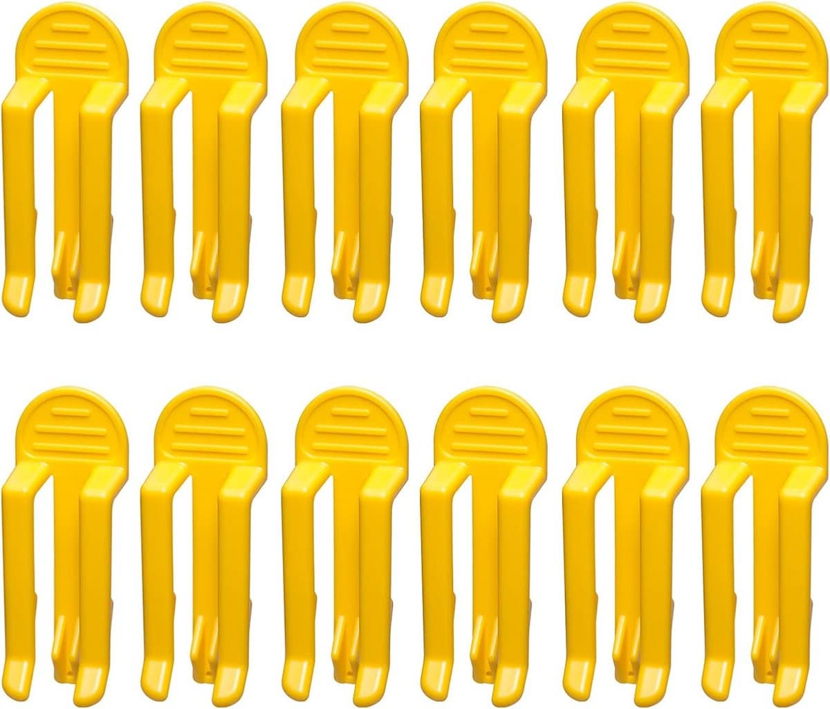 Set van 12 Stevige Clips voor Vuilniszakken - Universele Houder voor Vuilniszakken — afbeelding 1