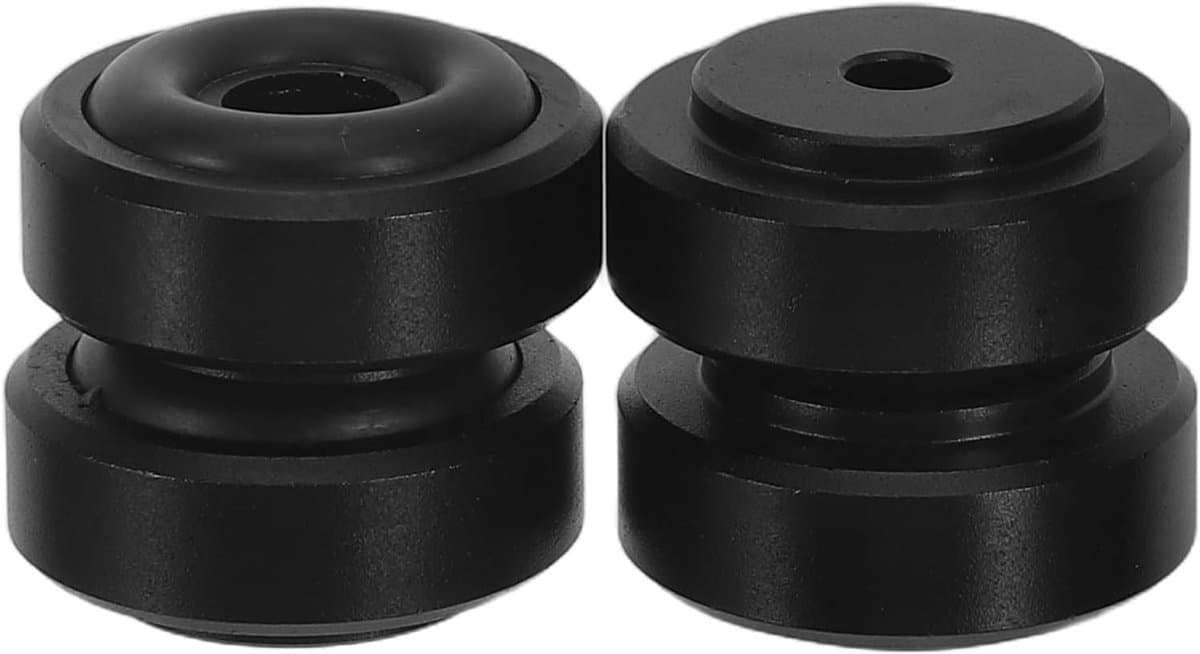 Luidspreker Isolatievoeten - Antivibratie Voetjes - Audio Verbetering - Schokabsorberend Rubber - 2x2x0.9 cm - Zwart — afbeelding 1