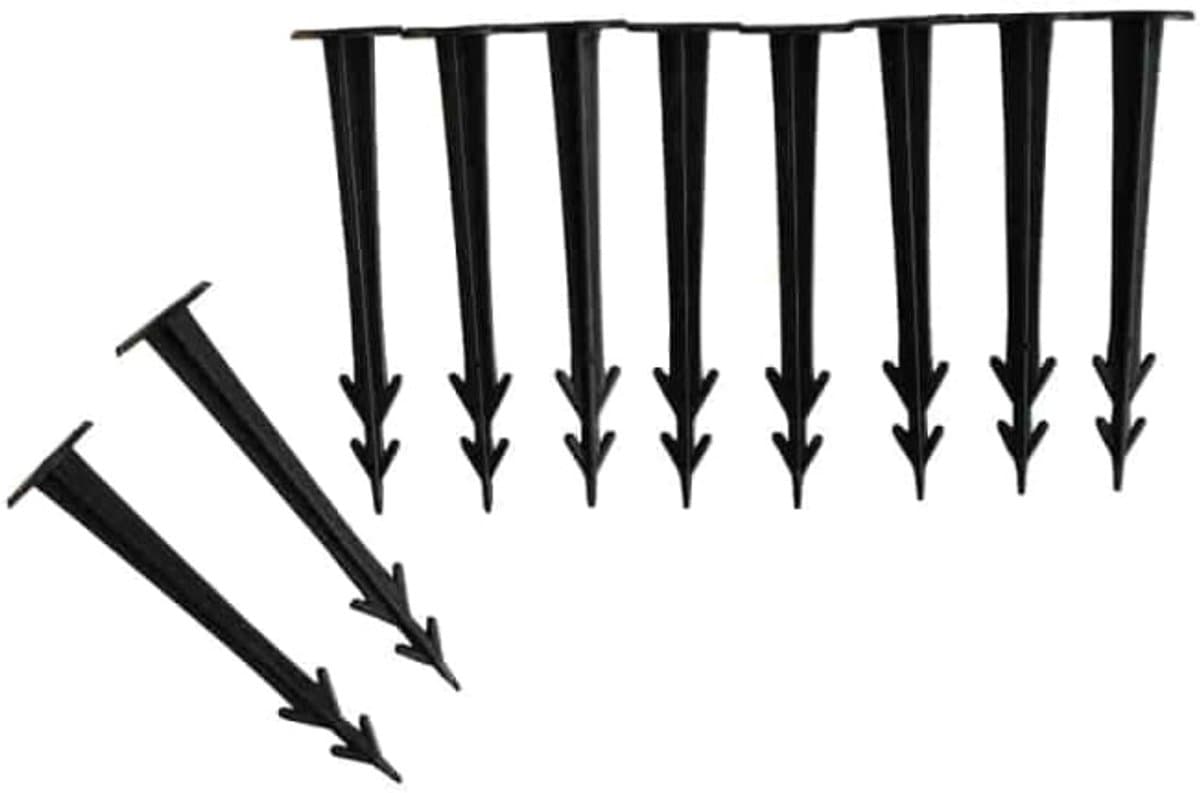 Grondanker, 10 Grondnagels, 11,5cm, Kunststof, voor Tuin — afbeelding 1