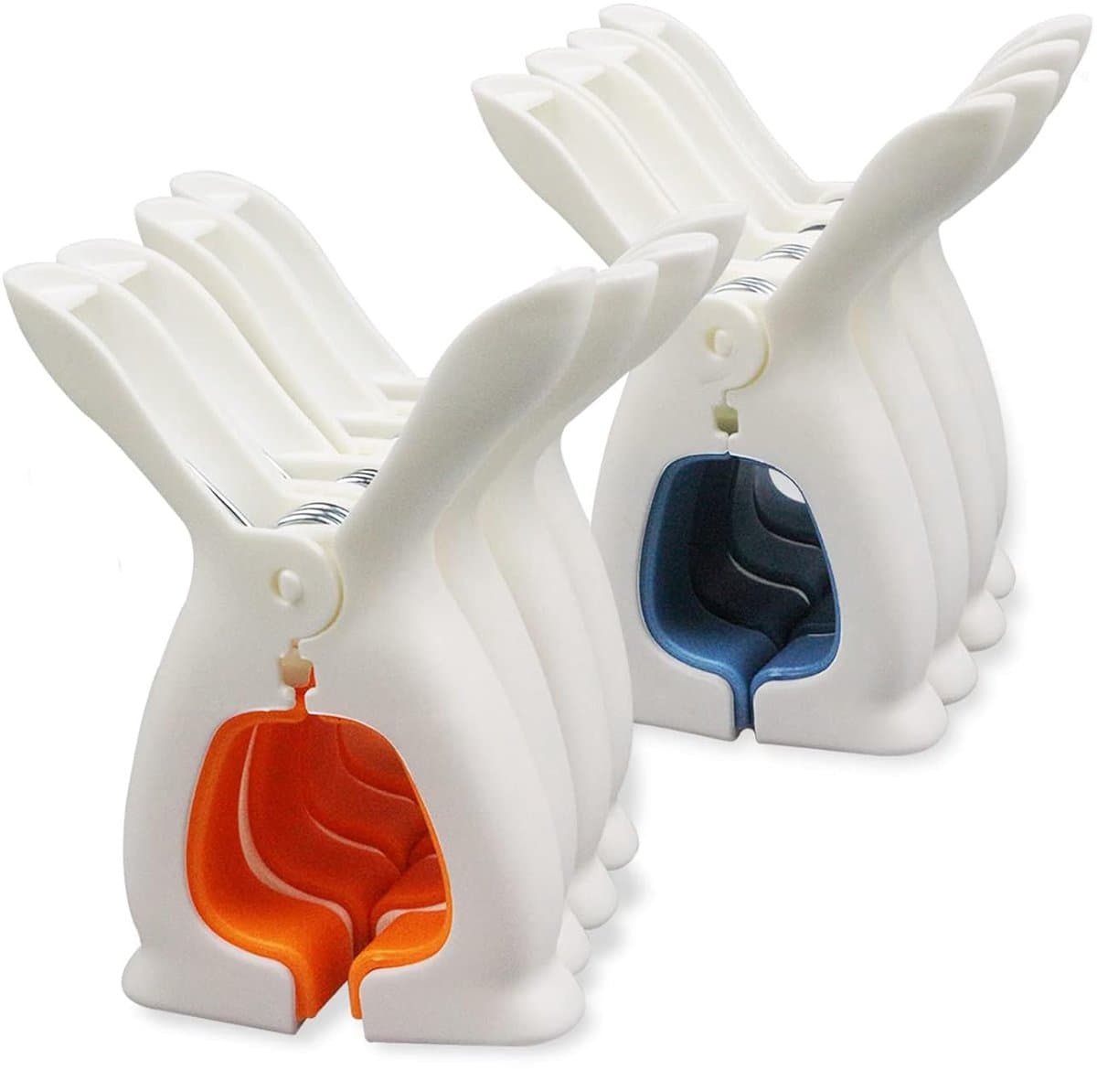Extra grote strandhanddoekklemmen - stevig en praktisch - 8 stuks - XXXL — afbeelding 1
