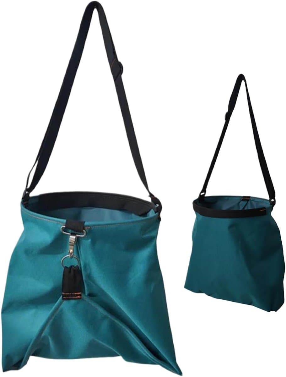 Oogstschort - Plukzak Tuin - Fruit Verzamelen - Waterdichte Tas - 40 x 38 cm - Groen — afbeelding 1
