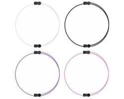 Dailygoods- Kledingtouwen 4 Stuks - Elastische Kledingtouwen - Verstelbare Kledingtouwen - Gereedschap voor Kleding - Accessoires voor Kleding - Duurzaam Touw 91 cm - Kledingaccessoires