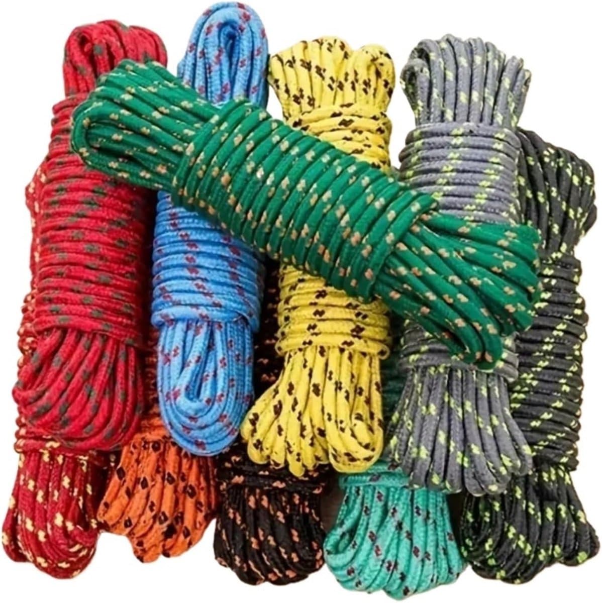 Waslijn 2 stuks - Droogkoord nylon - Kleding drogen - Antislip winddicht - 10 meter - Willekeurige kleur — afbeelding 1