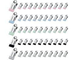 Wasknijpers, Multifunctionele Wasknijpers, Antislip Metalen Wasknijper, Zonder Afdrukklem voor Kleding, Kleine Metalen Klemmen voor Sokken Handdoek Levensmiddelverzegeling | M