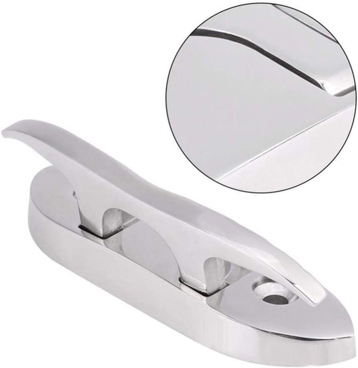 Opvouwbare Zeeboot Wig van Roestvrij Staal met 4-1/2 inch Lengte en Bevestiging voor Bootkikkers - Handig voor Onderweg — afbeelding 1