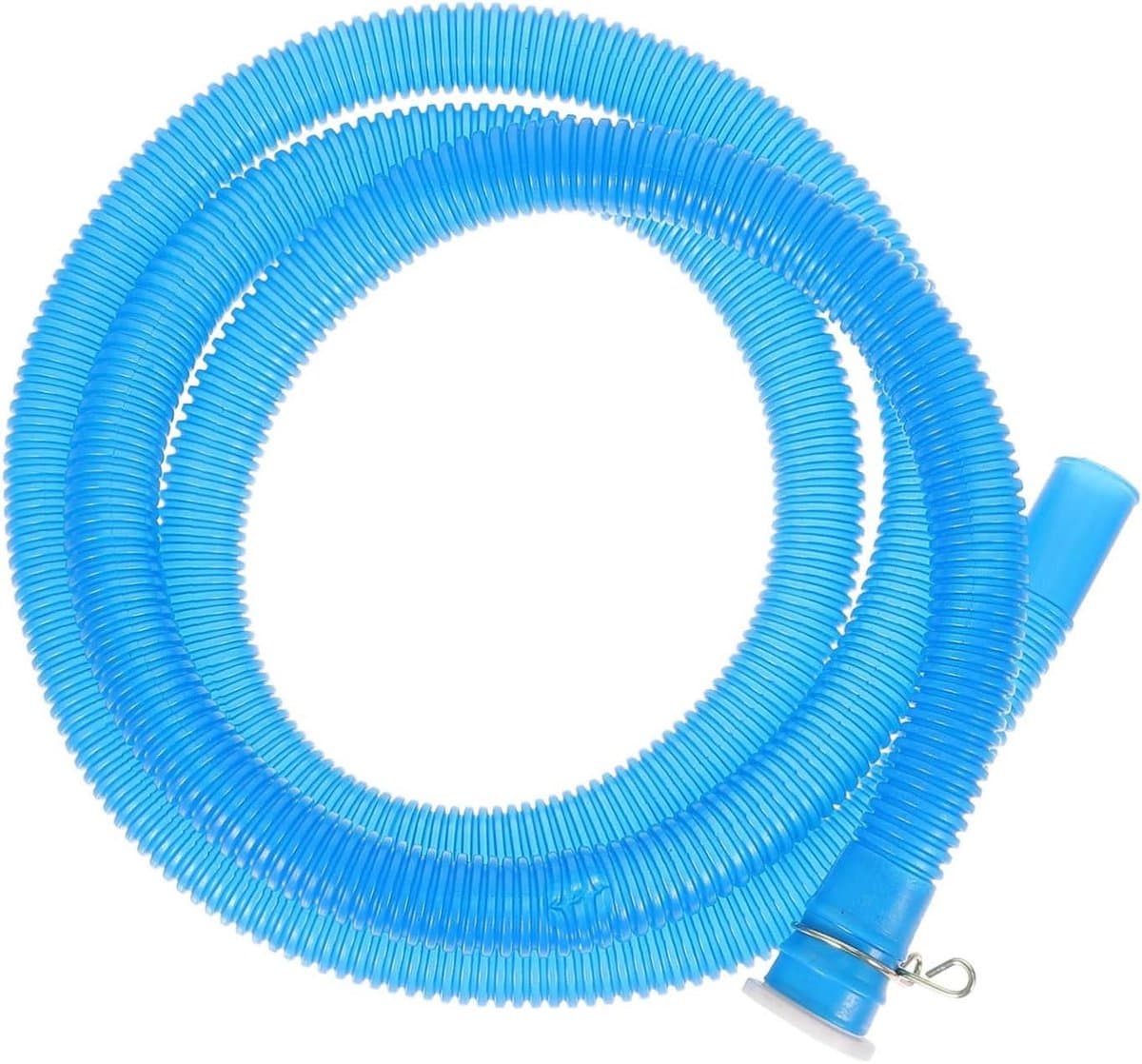 Afvoerslang Wasmachine - Waterinlaat Slang - Afvoeren Water - Versterkt Flexibel Materiaal - 160 Centimeter - Blauw — afbeelding 1