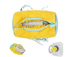 Solidchoice - Vastsea Schoenpoetszak, Schoenpoetszak voor Wasmachine, Waszak voor Schoenen, Herbruikbare Schoenwaszak voor Alle Schoensoorten en Maten, Geel, Eenvoudige Stijl