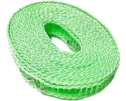 Draagbare Waslijn - Reis Waslijn - Buiten Drogen - Antislip Winddicht - 8 Meter - Groen