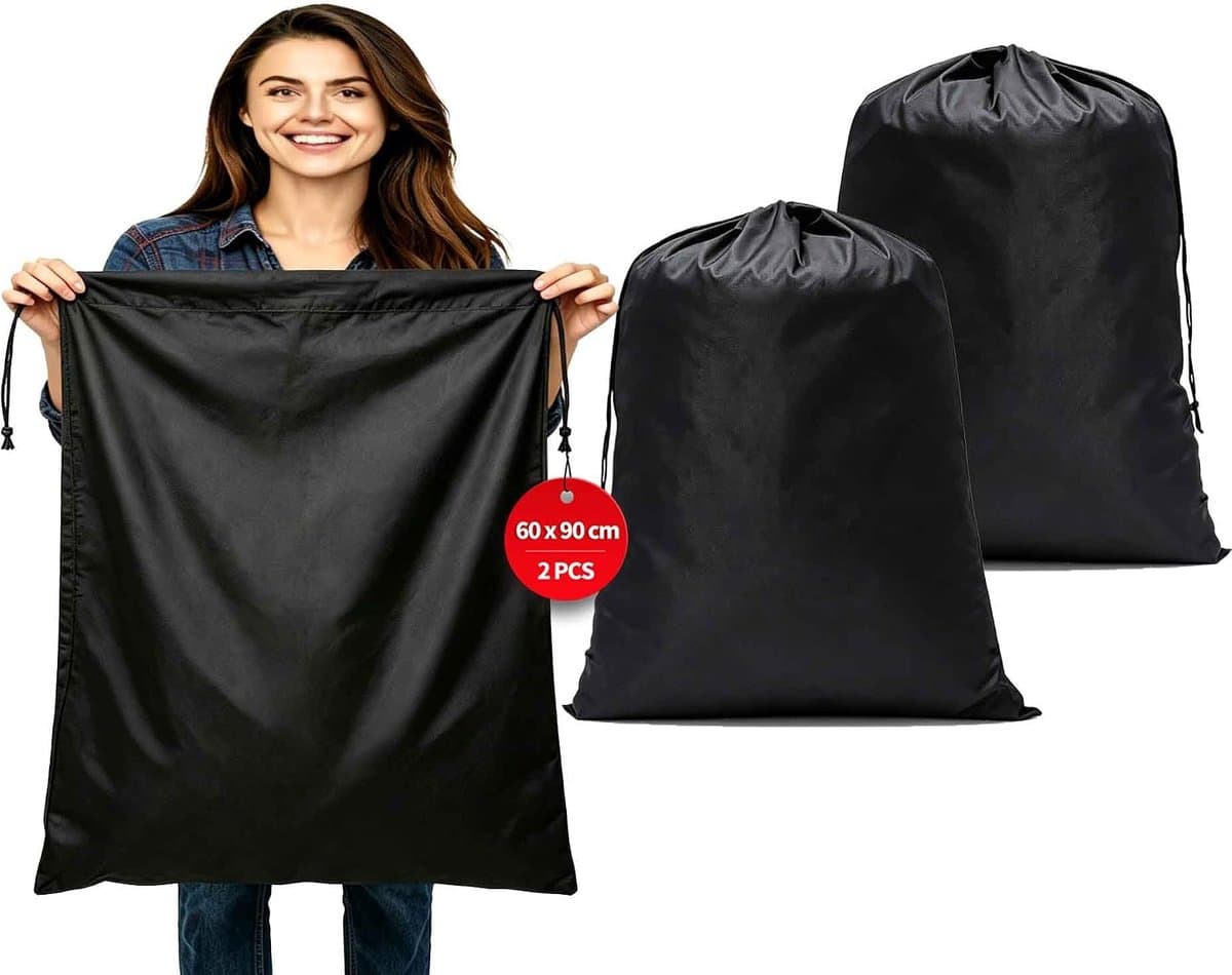 Reiswaszakken 2-delig - Extra groot 90 x 60 cm - Duurzaam 120L - Ideaal voor onderweg - ShopVlot — afbeelding 1