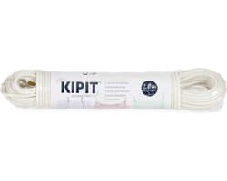 Kipit Waslijn - 20 meter - PVC - wit - drooglijn / waslijndraad
