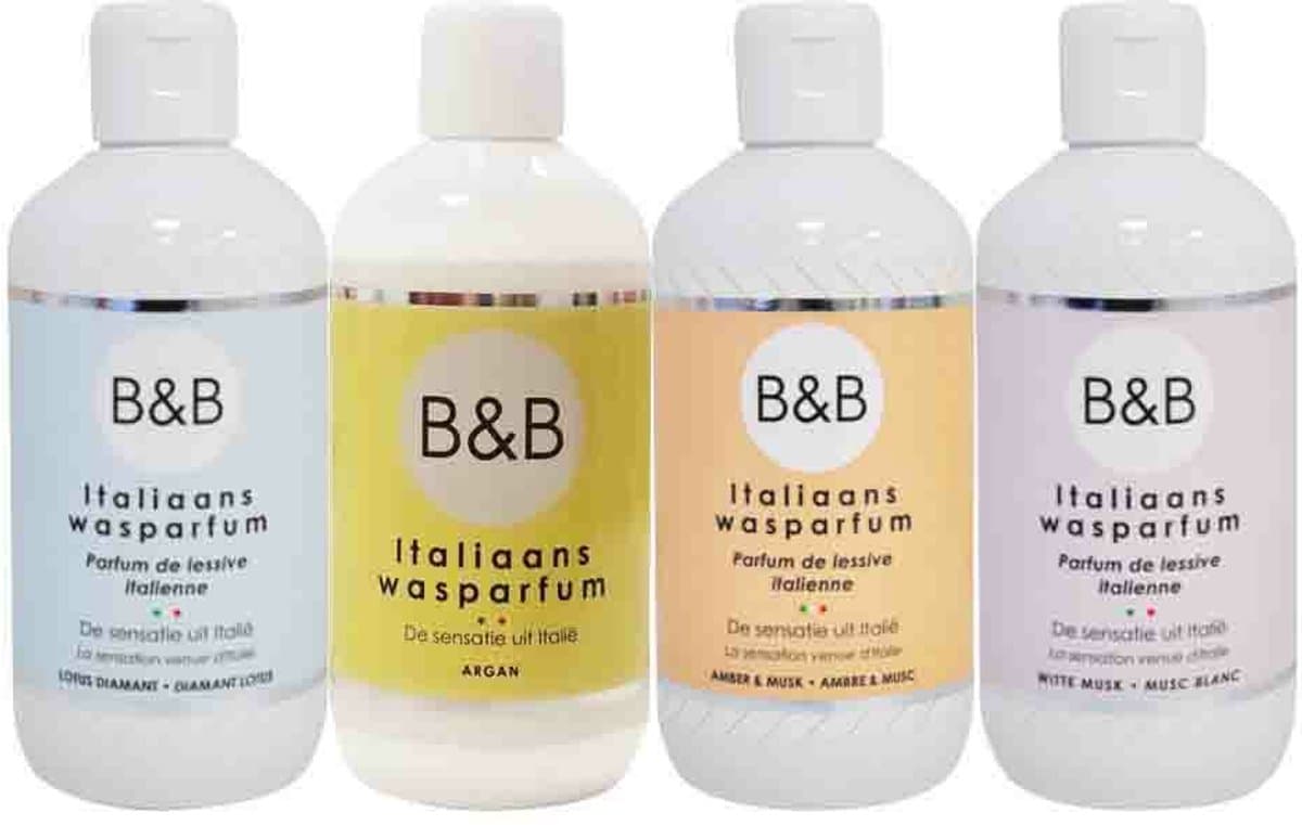 B&B Italiaanse Wasparfum Argan & Amber-Witte Musk & Lotus Diamant Pakket — afbeelding 1