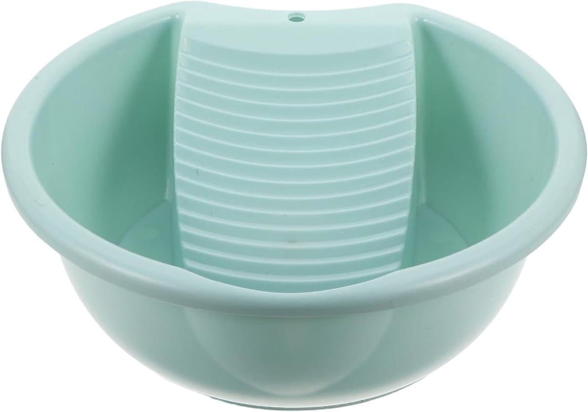 Wasbord met Bak - Handwas Systeem - Kleding Reinigen - Geïntegreerd Wassen - 37 cm - Blauw — afbeelding 1