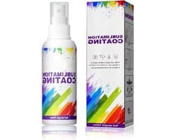 Sublimatie Coatingspray - Sneldrogende Spray - Textiel Bedrukken - Verbetert Kleurintensiteit - 100 ml - Transparant