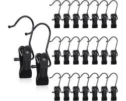 20 Stuks Sokkenclips - Metalen Kledingclip - Kledingclips Van Roestvrij Staal - Kledinghangers - Antislip Metalen Kledinghangers - Ruimtebesparend - Washaak, Reisdraagkleding - Laarzen Hoge Handdoek Muts Sokken Broek