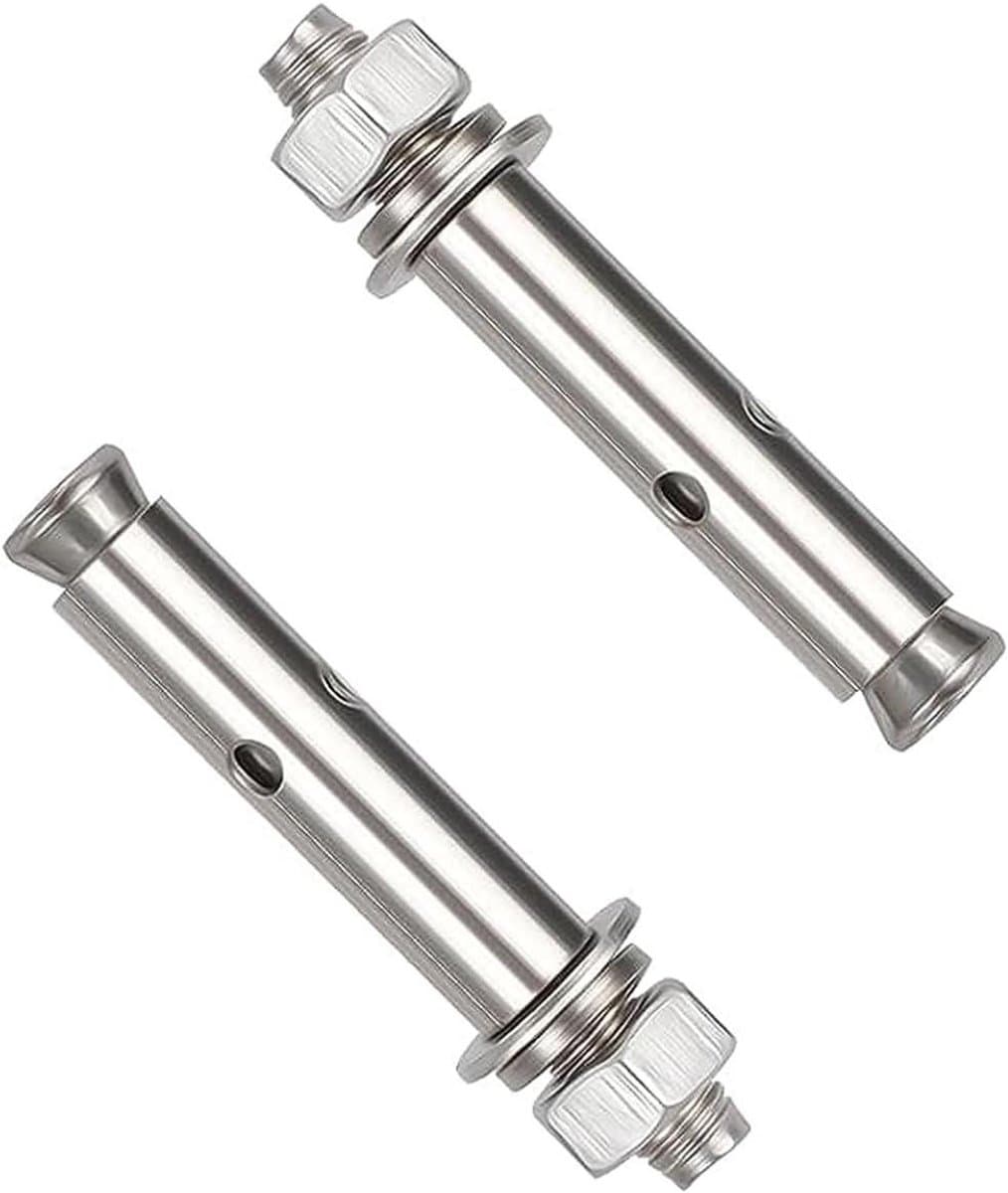 Wandanker expansiebouten - Bevestigingsankers - Zware bevestiging - Roestvrij staal 304 - M12x180mm - Zilverkleurig — afbeelding 1