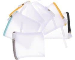 6-delige Mini Wasmachine Set voor Ondergoed en Kleding - Reisvriendelijke Wasnetjes en Wasmiddel voor Efficiënt Wassen