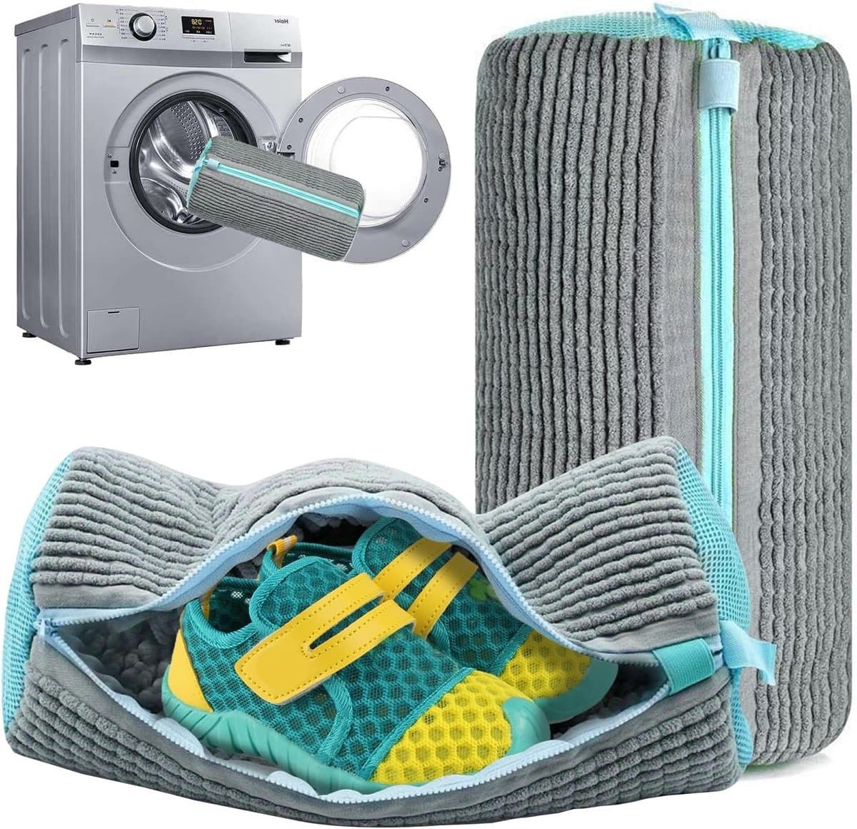 Herbruikbare Waszak voor Kinderschoenen, 5.9 * 8.6 inch, Dieptereiniging voor Sneakers en Delicate Schoenen - Set van 2 Stuks — afbeelding 1