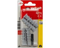 Betonplug Set - Cellenbeton Ankers - Stevig Bevestigen - Hoge Houdwaarden - 50 mm - Grijs