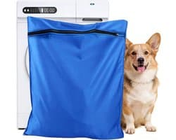 Waszak voor Huisdieren - Grote Waszak voor Honden, Katten en Kleine Dieren - Voorkomt Haarblokkering in de Wasmachine (65×70 cm)