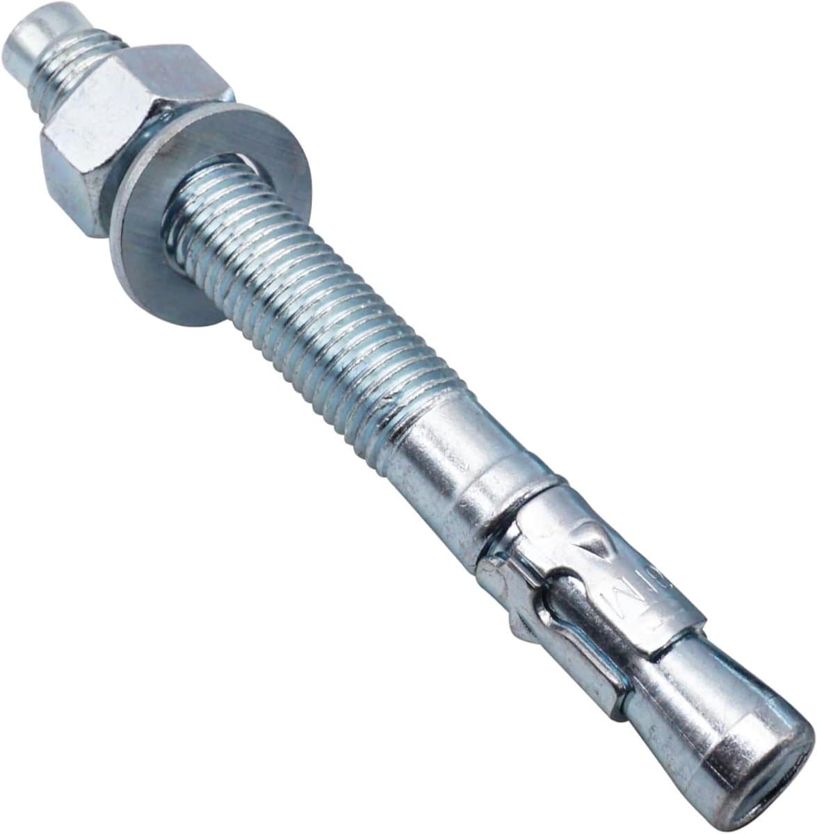Wedge Anchors - Metal Dowels - Bevestigen in Beton - Gegalvaniseerd Staal - M16 x 140mm - Zilverkleurig — afbeelding 1