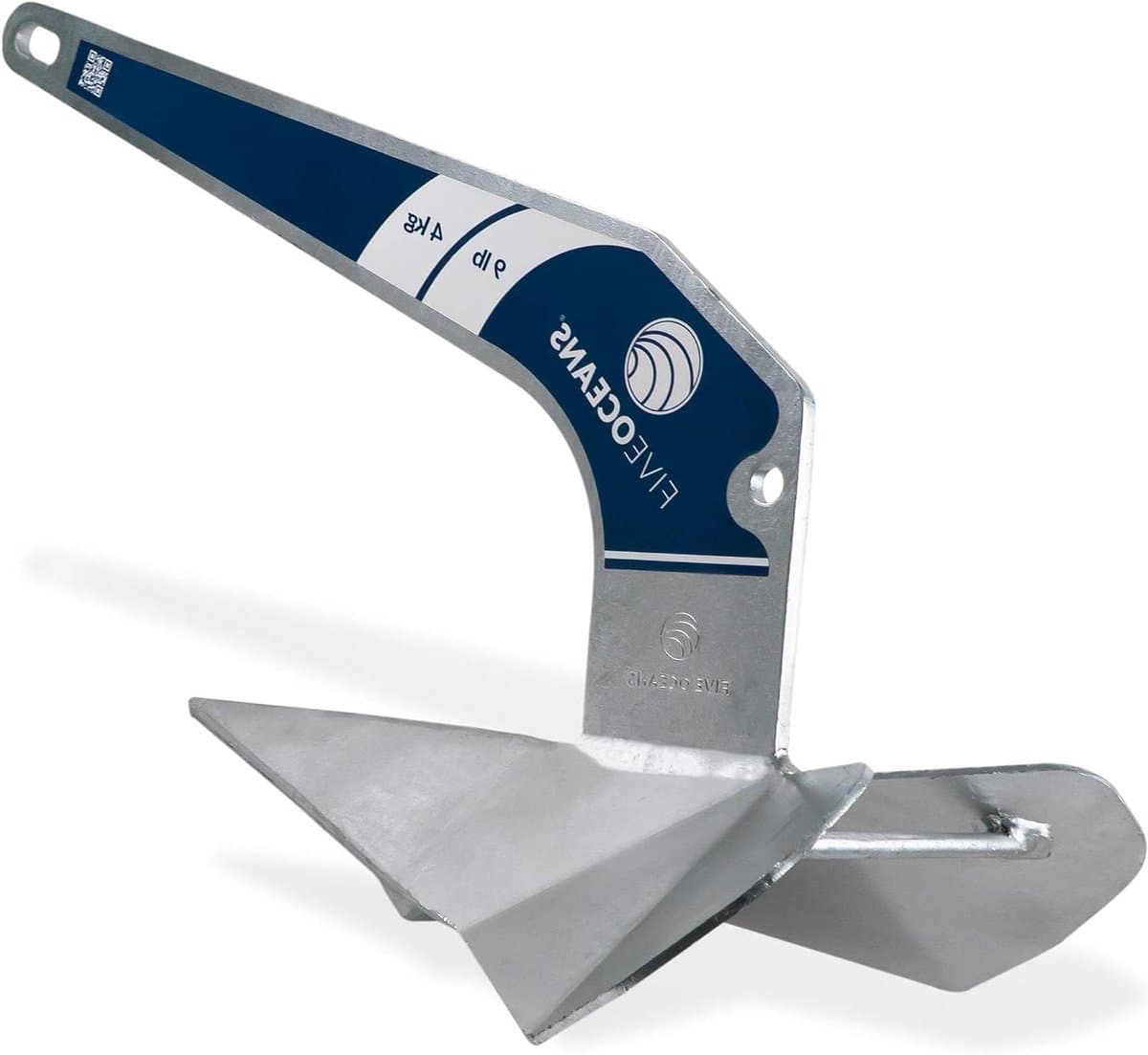 Bootanker Delta Stijl - Ploeganker - Watersport Gebruik - Zelf Lancerend Ontwerp - 4 Kg — afbeelding 1