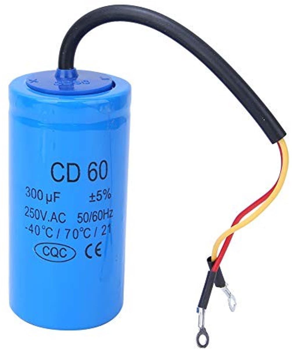 Dailygoody - Run-condensator CD60 - Schakelcondensator 300uf - Geschikt voor huishoudelijke apparaten - 250V - Explosieveilige Accessoires - 40°C/70°C — afbeelding 1