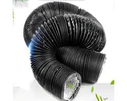 Ventilatieslang - Afvoerslang - Lucht Afvoeren - Verdikte Flexibele Buizen - 15 cm Diameter - Zwart