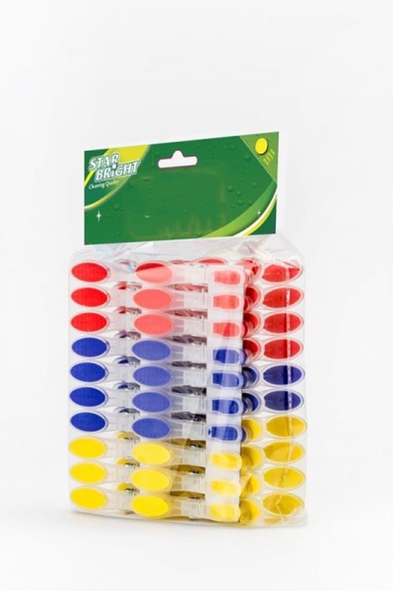 Starbright Wasknijpers soft grip 40st — afbeelding 1