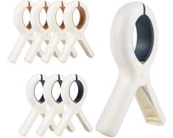 Ibenzoa® Set van 8 stevige en multifunctionele knijpers voor strandstoelen en wasgoed