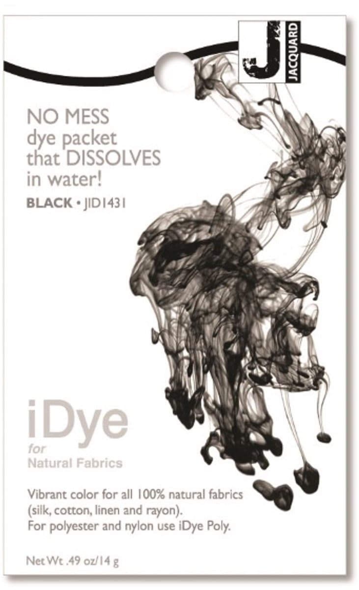 Jacquard textielverf iDye Natural 14 gr zwart voor natuurlijke stoffen. — afbeelding 1