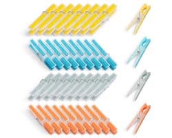 Kunststof Antislip Wasknijpers - 40 Stuks Meerkleurig zonder Sporen