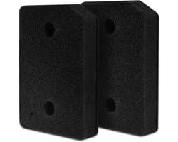2 stuks - Droogfilters Geschikt voor Miele T1 - Droger basisfilter - Droger warmtepompdroger filter - Sokkelfilter - Warmtewisselaar sponsfilter - Pluisfilter voor condensdroger - Zwart — afbeelding 1