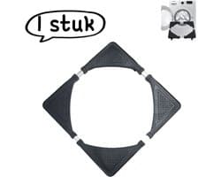 1 stuk - Wasmachine onderstel - Verplaatsbare trommel wasmachine onderstel - In hoogte verstelbare beugel voetkussen opbergrek - Telescopische maat 40-60 cm - Zwart — afbeelding 1