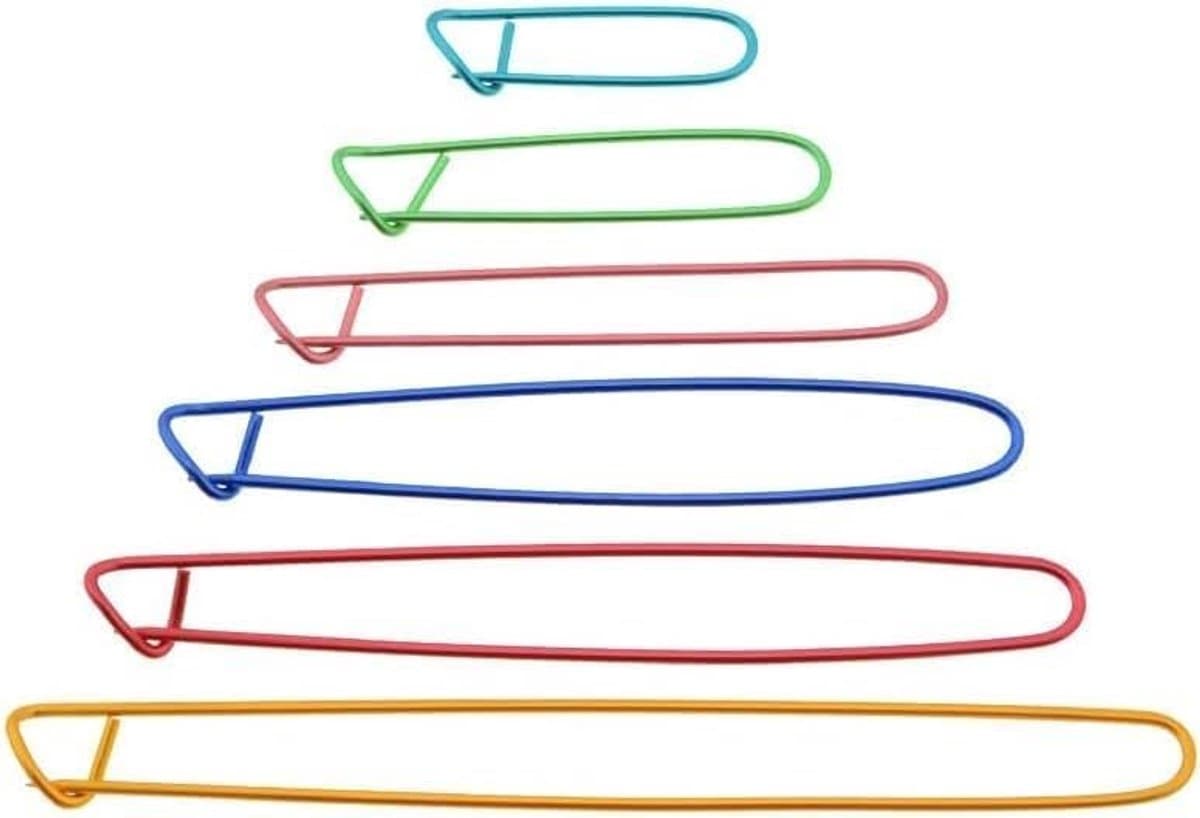 Grote Veiligheidsspelden - Dekenspelden - Knutselen Naaien - Stevig Aluminium - 12 cm - Meerkleurig — afbeelding 1