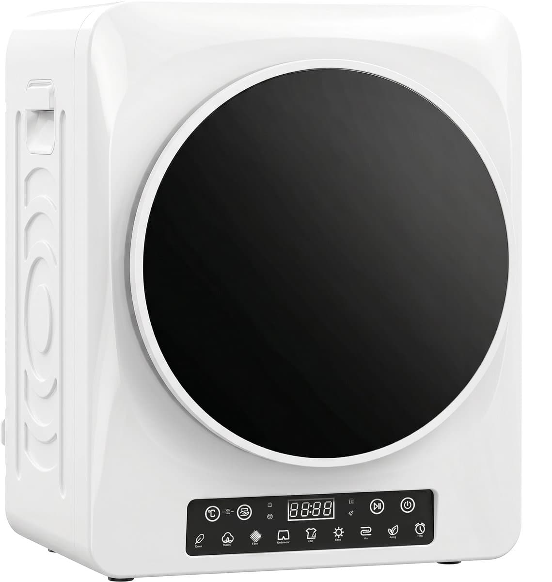 ECTEATOY® Kompakte Wasdroger - 5kg - Afvoerdroger met Touchscreen - Wit 1000 W — afbeelding 1
