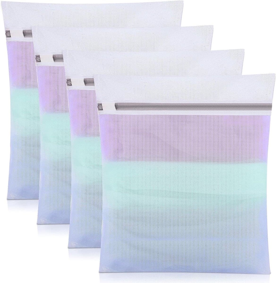 4-delige Wasnet voor Wasmachine, 30 x 40 cm Waszak met Rits voor Kleding, Ondergoed en Babykleding — afbeelding 1