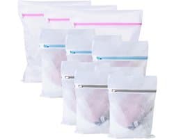 10 Stuks Wasnetten, Duurzame Mesh Waszakken in 3 Maten voor de Wasmachine, Ideaal voor Delicate Was, T-Shirts, Jassen en Baby Kleding