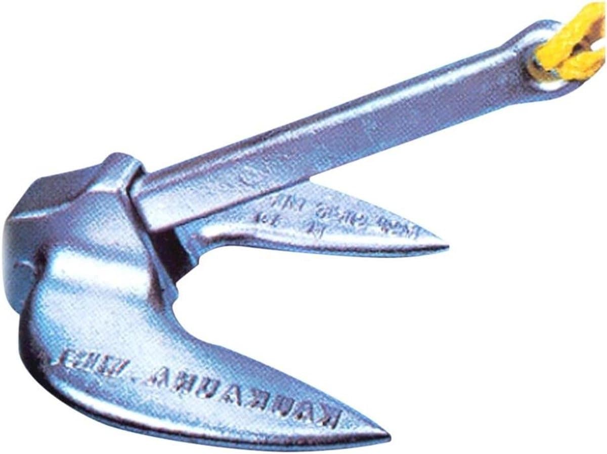 Marine Boot Anker - Scheepsanker Vaartuig - Veilig Aanleggen - Roestbestendig Aluminium - 15 lbs - Blauw — afbeelding 1