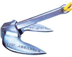 Marine Boot Anker - Scheepsanker Vaartuig - Veilig Aanleggen - Roestbestendig Aluminium - 15 lbs - Blauw