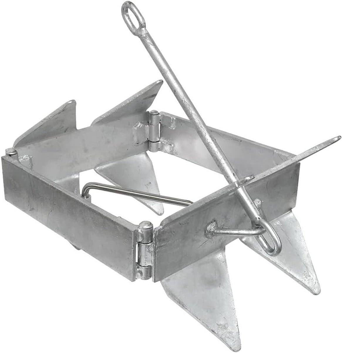 Kubusanker - Doosanker boot - Watersport verankering - Directe grip - 113 kg - Verzinkt — afbeelding 1